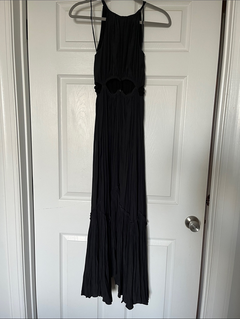 Ramy Brook Black Maxi Dress (Khloe dress) with Cutout